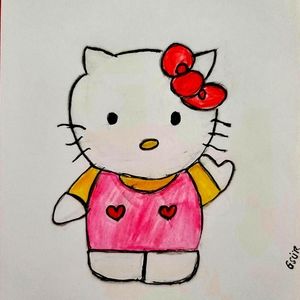 Hello Kitty Drawing Kawaii